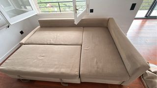 Sofá cama beige - 3 plazas
