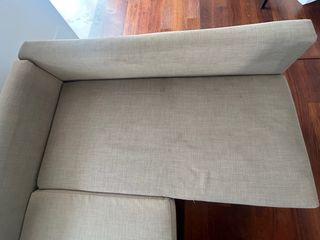 Sofá cama beige - 3 plazas