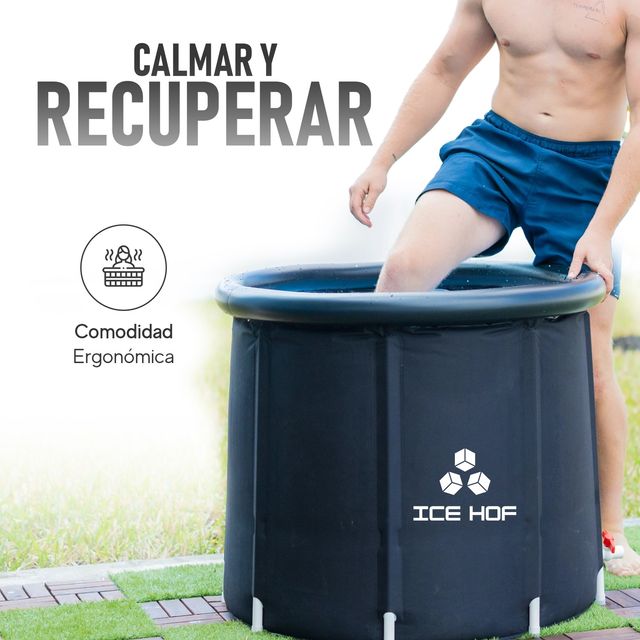 Vasca per ghiaccio pieghevole Ice Hof® 80 cm x 80 cm