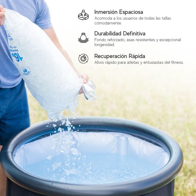 Vasca per ghiaccio pieghevole Ice Hof® 80 cm x 80 cm