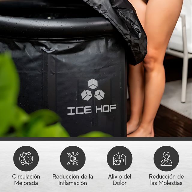 Vasca per ghiaccio pieghevole Ice Hof® 80 cm x 80 cm