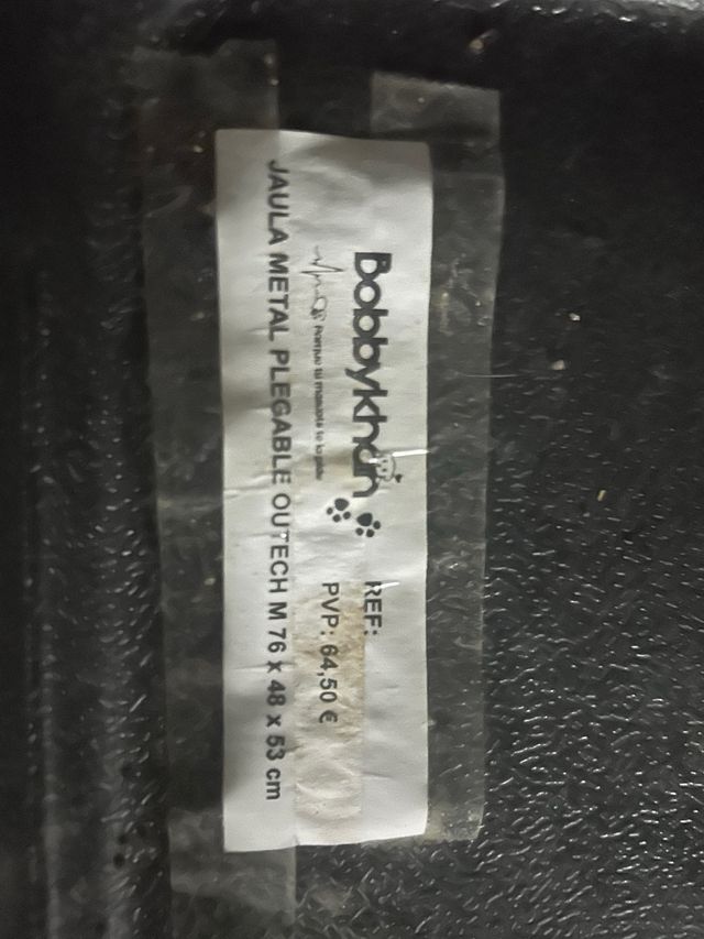 Jaula Plegable BobbyKhan 76x48x63cm