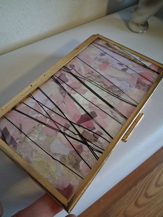 Scatola Portagioie Vetro di Murano e ottone