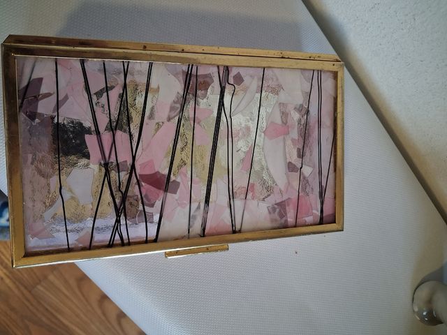 Scatola Portagioie Vetro di Murano e ottone