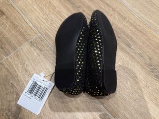 Bailarinas niña MANGO 29 doradas y negras