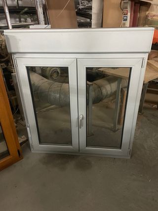 Ventanas de Pvc plata/bronce