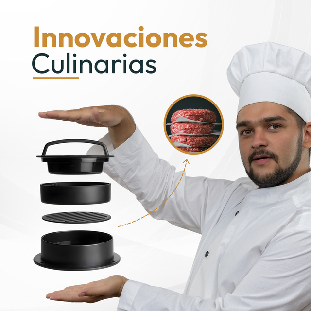 Kit per hamburger Aurum® Deluxe con pressa