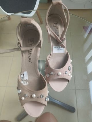 Sandalias Pitillos beige