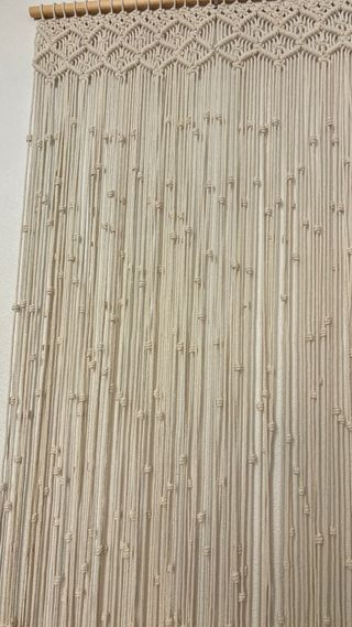 Cortina de macrame