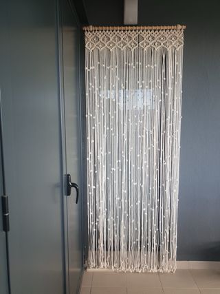 Cortina de macrame