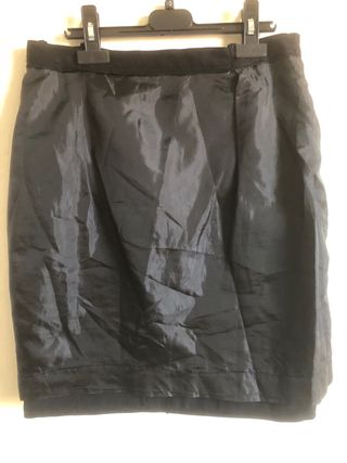 Falda Halfon negra talla 38