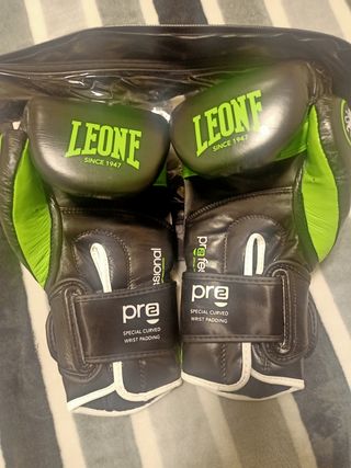 Guantes boxeo Leone 16oz serie professional.