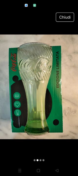 Bicchiere Coca-Cola ed. limitata.