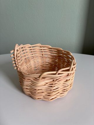 Cestino in midollino diametro 12cm