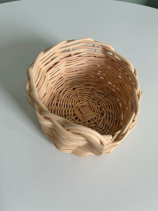 Cestino in midollino diametro 12cm