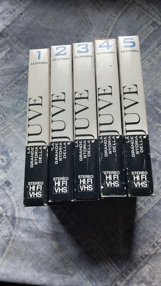 VHS La Grande Storia della Juve (5) collezione
