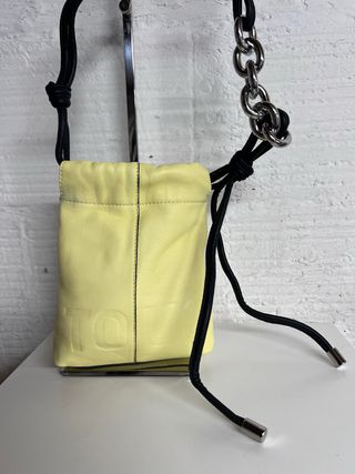 Bolso TOUS piel amarillo bandolera