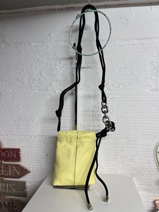Bolso TOUS piel amarillo bandolera
