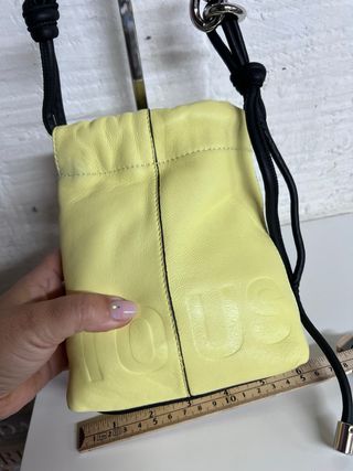 Bolso TOUS piel amarillo bandolera