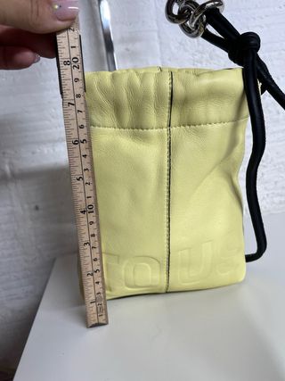 Bolso TOUS piel amarillo bandolera