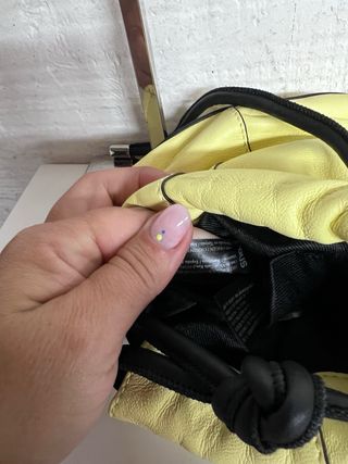 Bolso TOUS piel amarillo bandolera