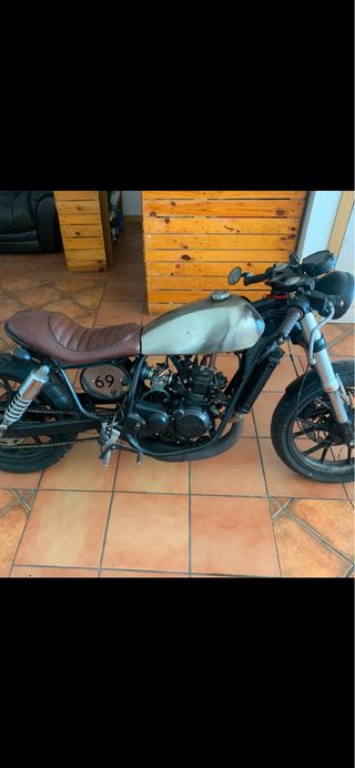 Despiece cafe racer aprilia 125 2t rotax123