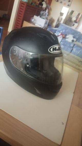 Casco moto HJC FG-15 negro mate talla XS
