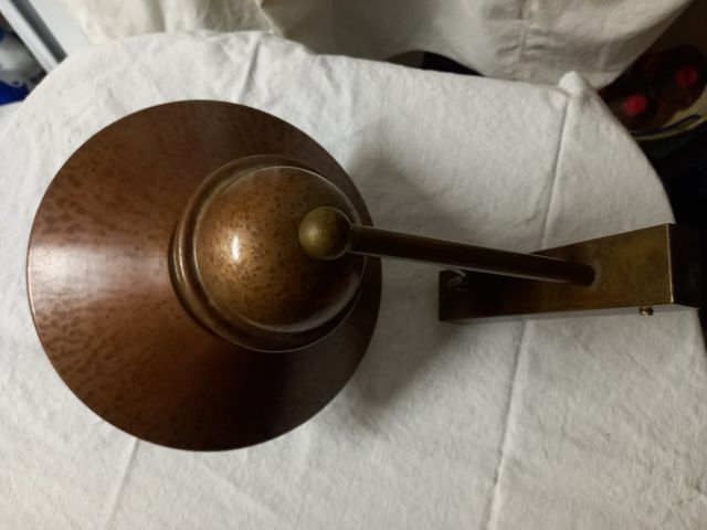 Lampada Parete Ottone Rustica