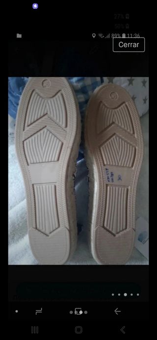 Zapatillas Formula azules, talla 36