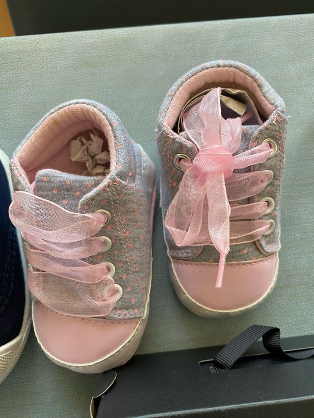 Lote Zapatos Bebé - Converse, Benetton, Nuevos!
