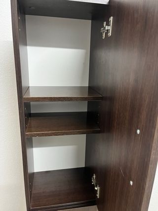 Mueble baño marrón