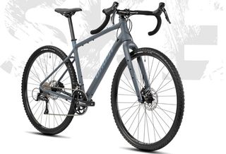 Bicicleta de Gravel Ghost Asket AL Gris /Azul
