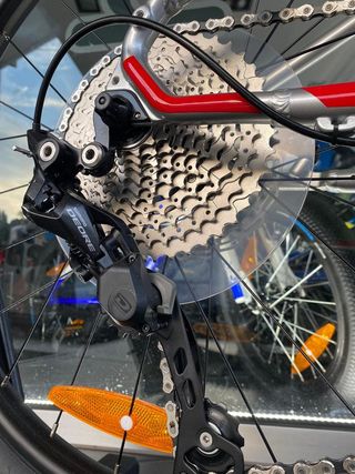 Bicicleta niño Ghost Kato 24" Pro plata rojo
