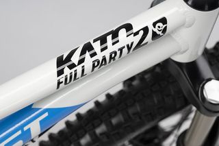 Bicicleta Ghost Kato 20 Full Party blanco/azul