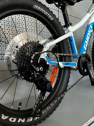 Bicicleta Ghost Kato 20 Full Party blanco/azul