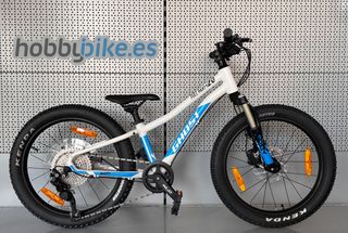 Bicicleta Ghost Kato 20 Full Party blanco/azul