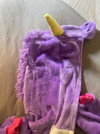 Pijama Unicornio morado/ Blanco/ lila
