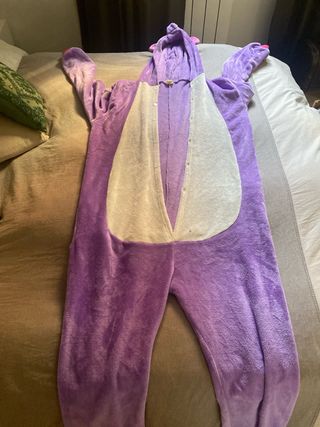 Pijama Unicornio morado/ Blanco/ lila
