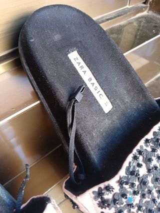 Sandalias Zara Basic con pedrería