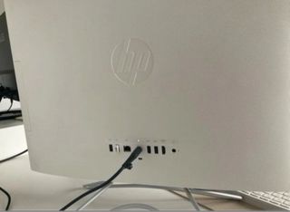 Teclado y ratón HP blancos