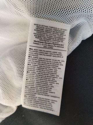 Chaqueta Nike negra XS con capucha 