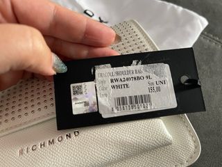 Richmond Borsetta bianca nuova