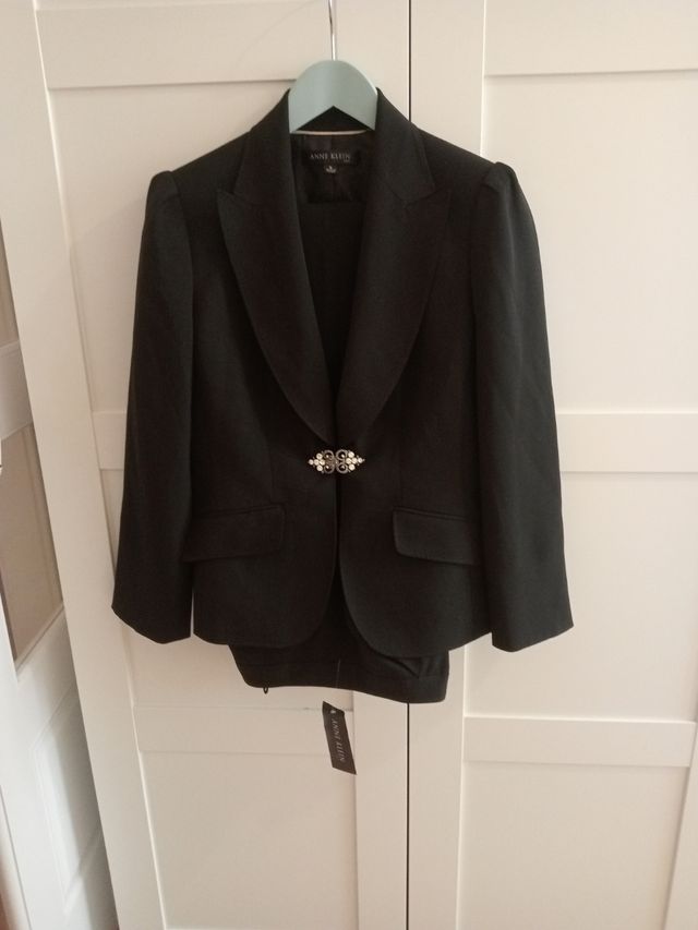 Traje Anne Klein negro - evento