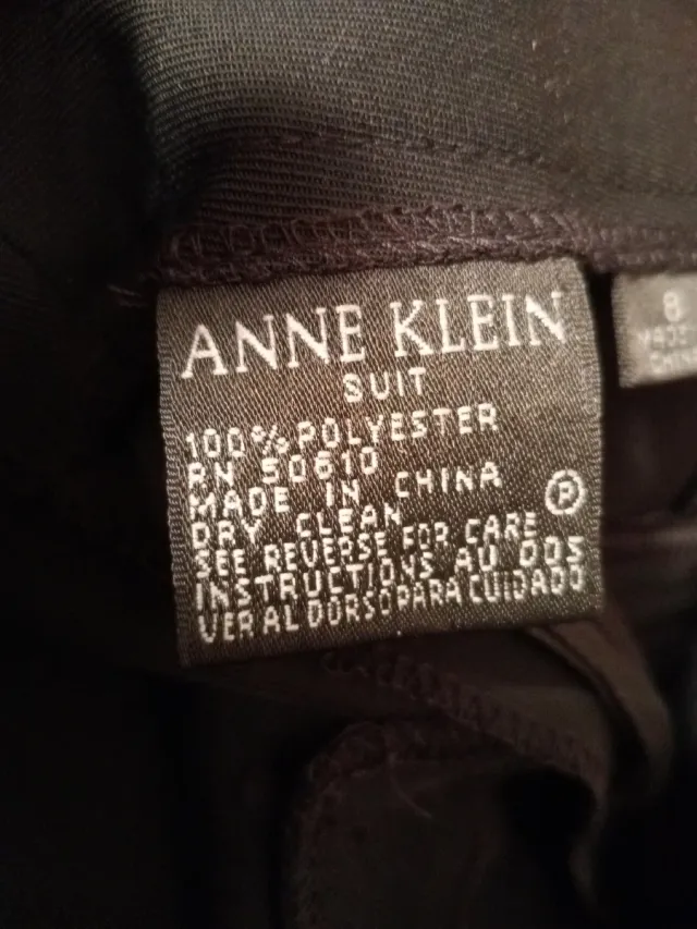 Traje Anne Klein negro - evento