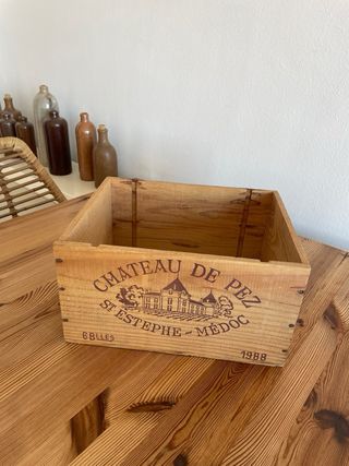 Caja de madera para vino