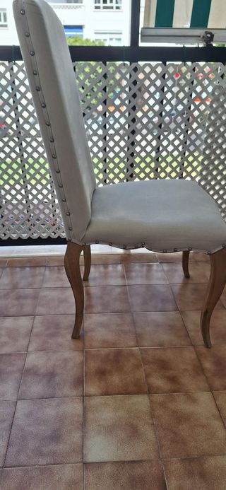 Silla Comedor Beige - Madera