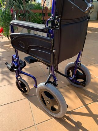 Silla ruedas Invacare Alu Lite azul
