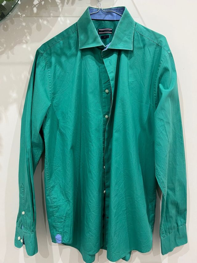 Camicia Tommy Hilfiger verde