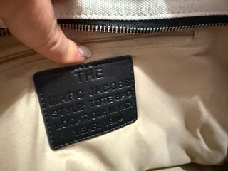 Bolso  shopper blanco.