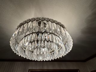 Lampara Cristal Roca: Elegante y Brillante